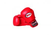 Перчатки боксерские TWINS BGVL-3 для муай-тай (красные) 16 oz