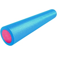 Ролик для йоги полнотелый 2-х цветный (голубой/розовый) 90х15см. (B34501) PEF90-45