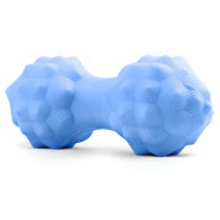 Мяч массажный арахис МФР двойной 65х140мм (синий) E41597