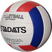 Мяч волейбольный (красный/синий), PVC 2.7, 290 гр, машинная сшивка E33489-2