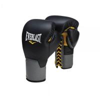 Перчатки тренировочные на липучке Pro Leather Strap 18oz черн. Everlast 691801